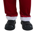Papai Noel com bolsa de presente decoração interior em pé